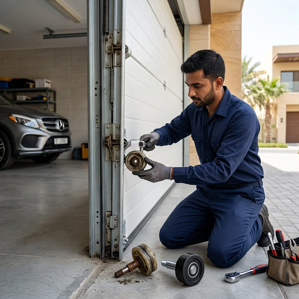 Roller Repair 25 UAE garage door roller repair