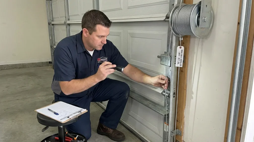 Cable Repair 17 Garage door cable and drum inspection in Dubai
