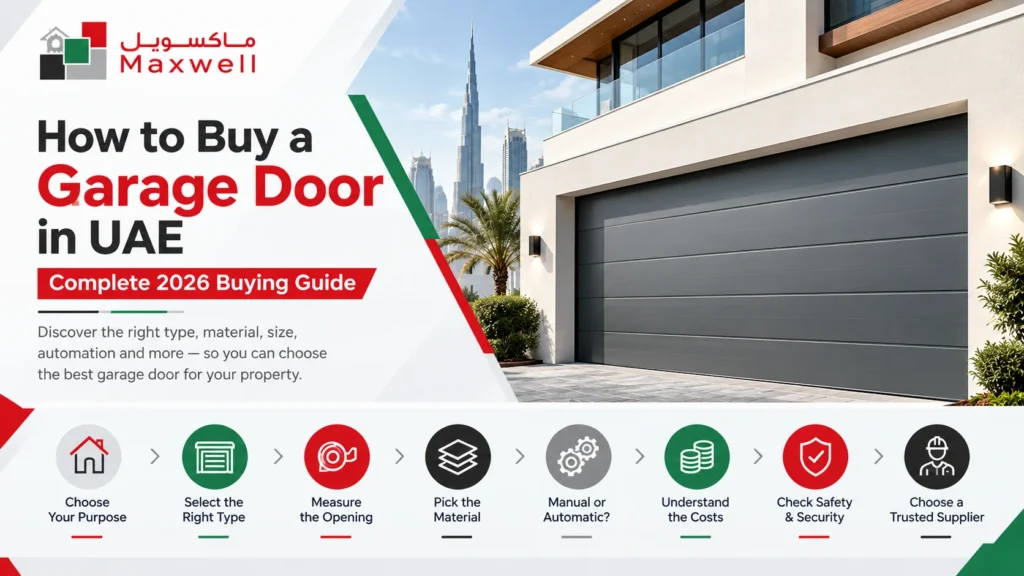 How to Buy a Garage Door in UAE - Complete 2026 Buying Guide 1 How to Buy a Garage Door in UAE
