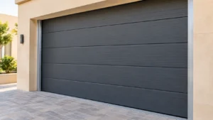 Garage Door Price in Dubai: What It Costs and How to Get an Accurate Quote 3 Modern Charcoal Garage Facade